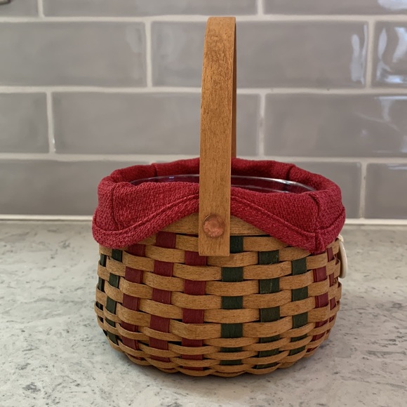 Longaberger 2003 Melody basket, liner, fabric liner - Picture 2 of 15